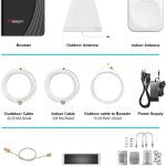 Hiboost Home MultiRoom - Cell Phone Signal Booster | Boosts 4G LTE & 5G up to 6,000 sq ft for All U.S. Carriers - Verizon, AT&T, T-Mobile & More | Touch Screen Monitor with 2 Antennas| FCC Approved